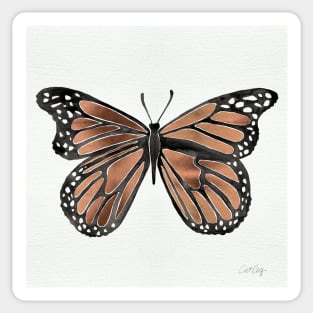 Rose Gold Butterfly Sticker